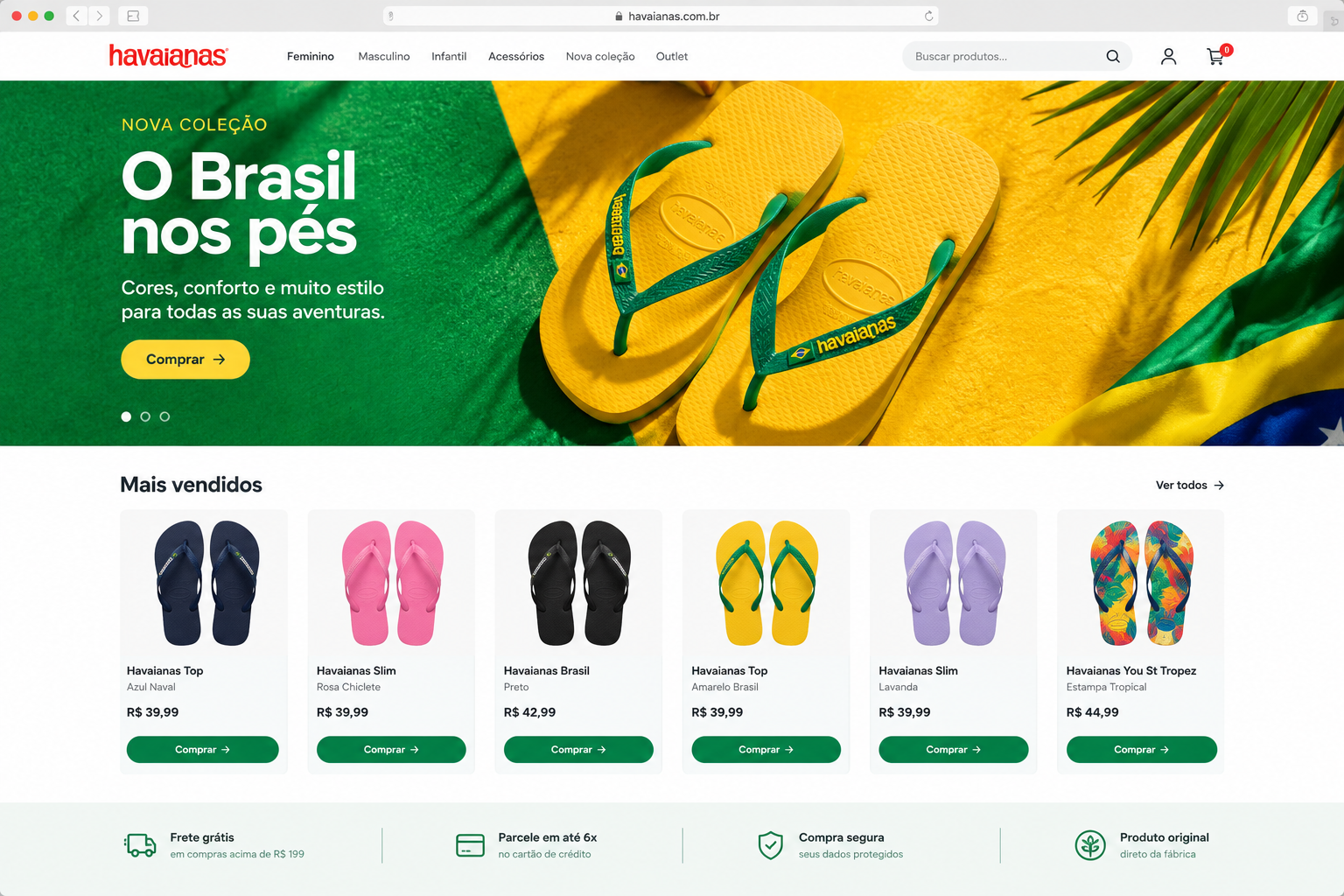 Website havaianas.com.br