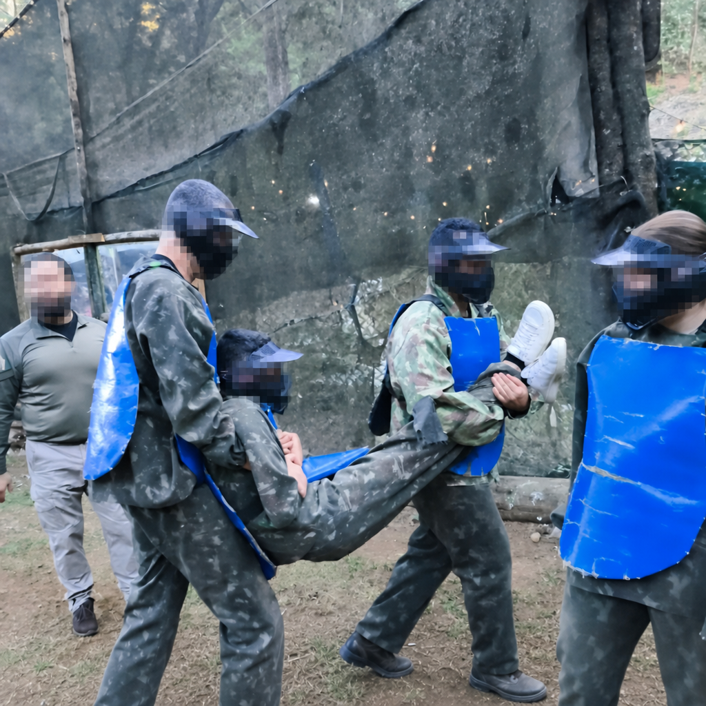 Treinamento em campo — simulação tática