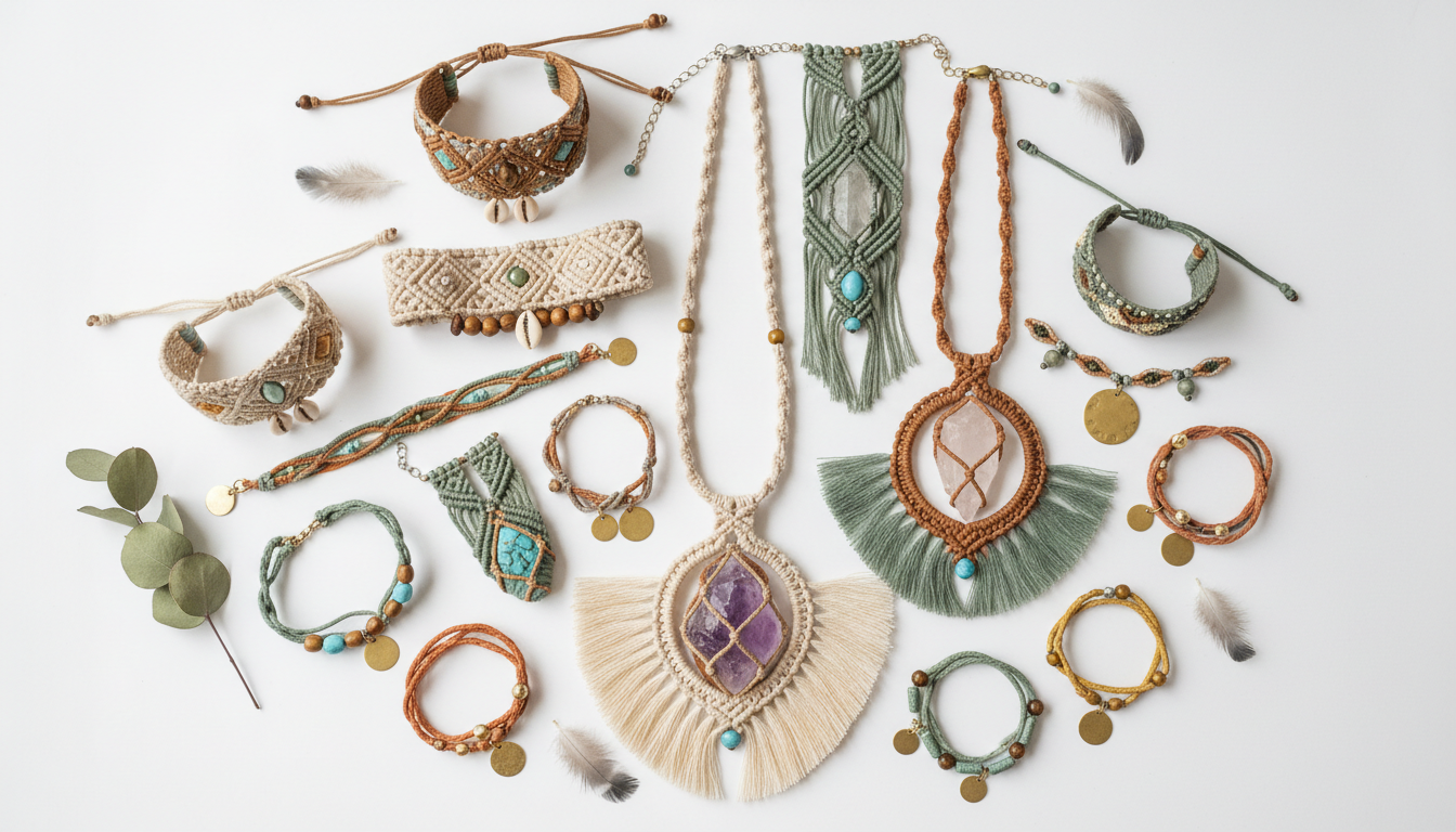 Pulseira de Macramé