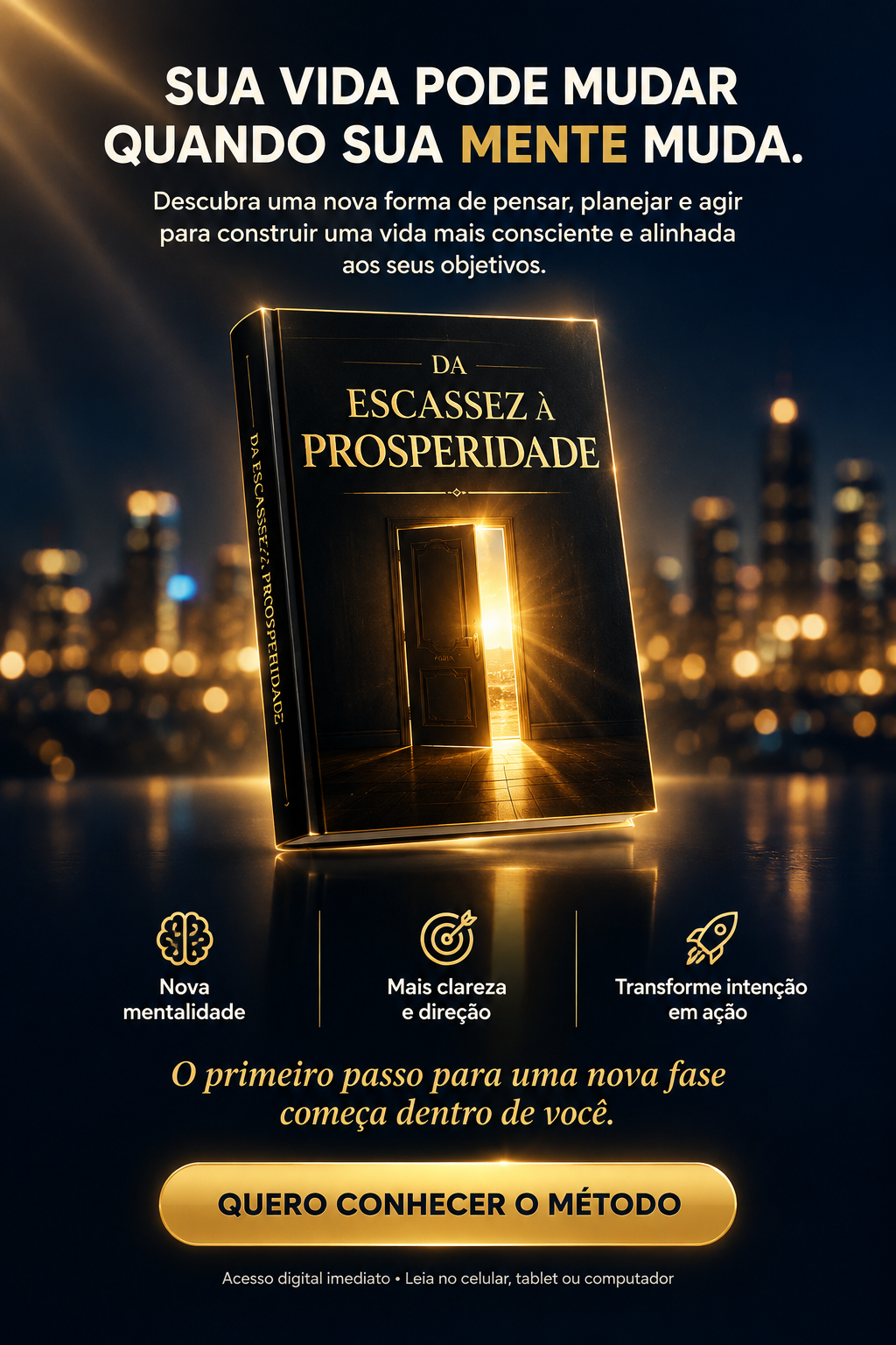Capa oficial do e-book Da Escassez à Prosperidade