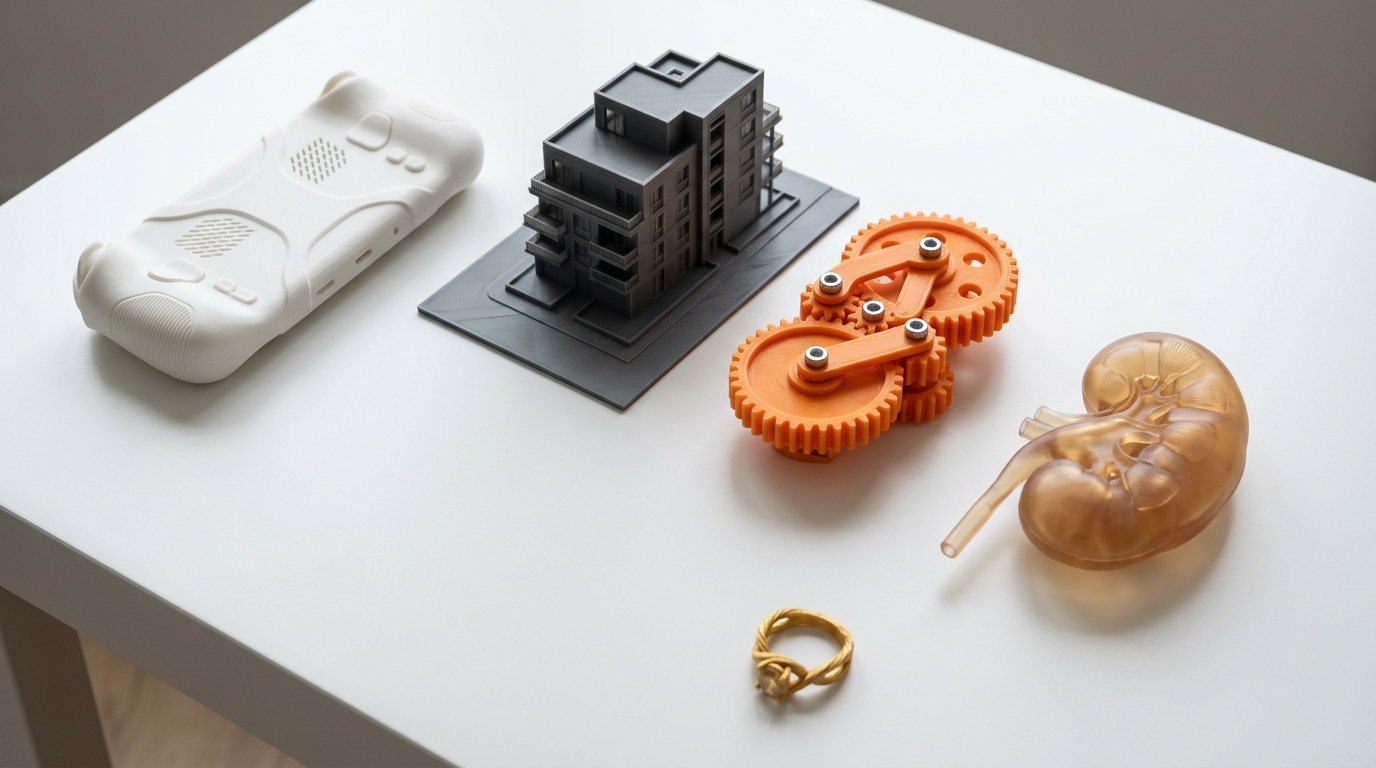 Protótipos 3D em diferentes aplicações