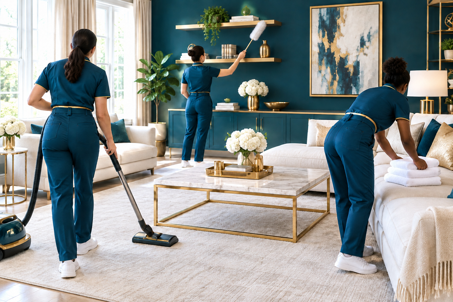 Equipe Nest Pro Clean em ação