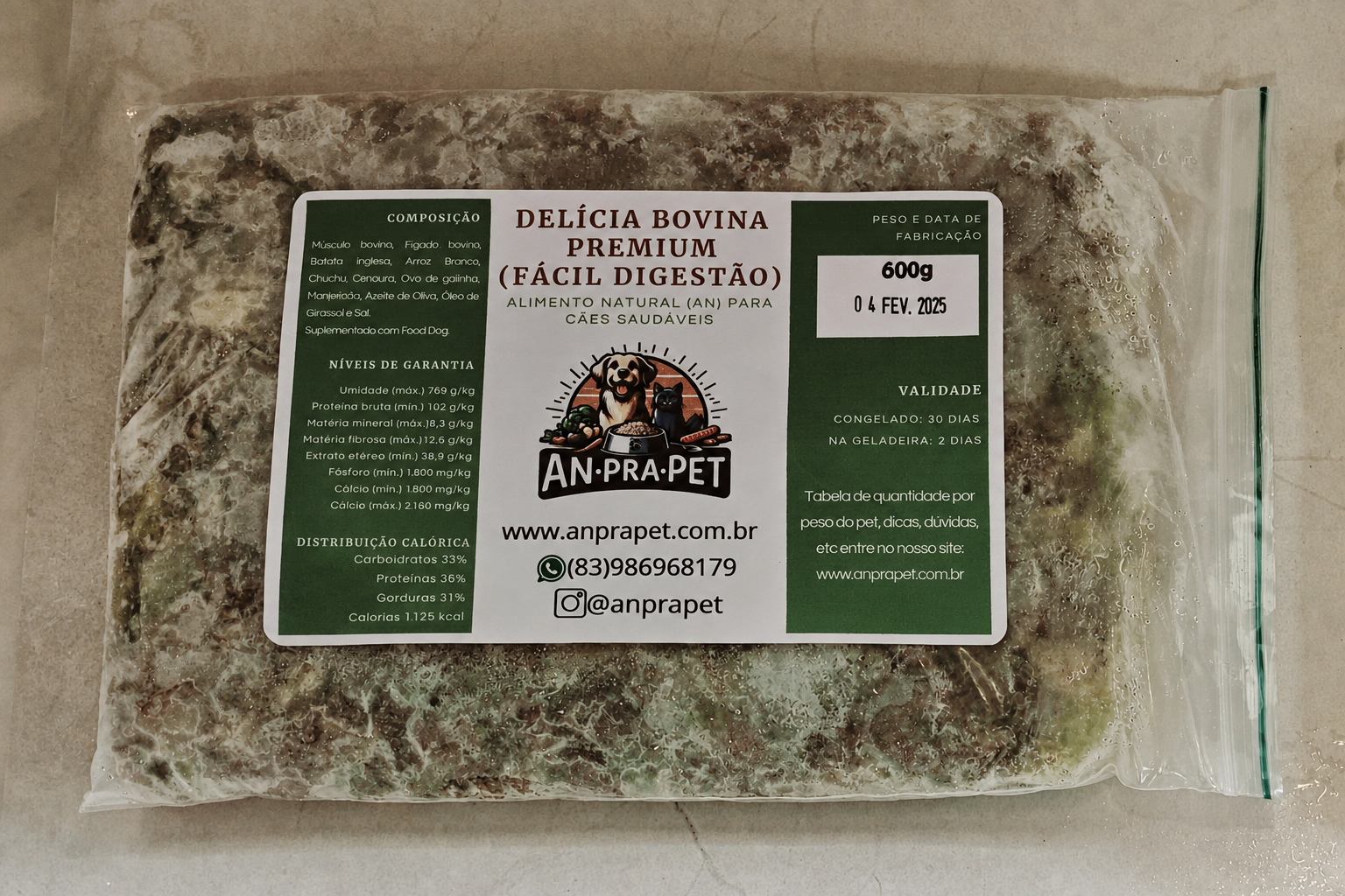 Delícia Bovina Premium (Fácil Digestão) ANpraPET