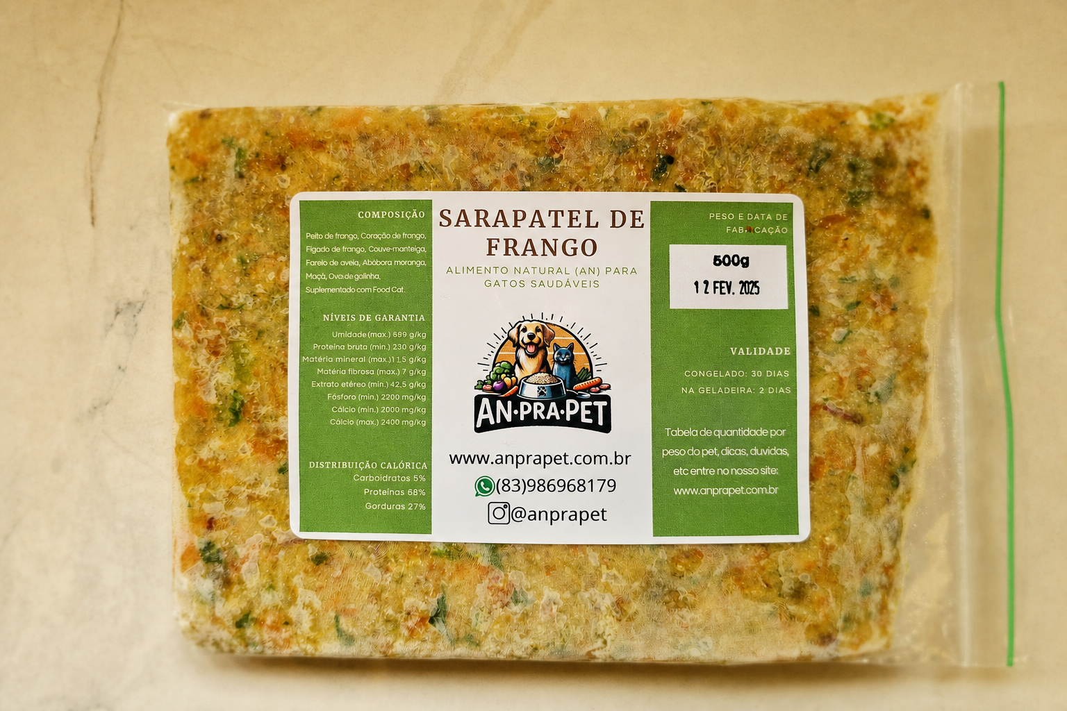 Sarapatel de Frango para gatos ANpraPET