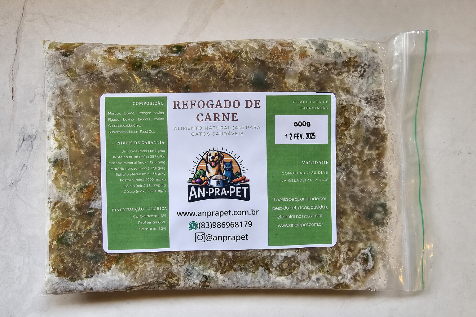 Refogado de Carne para gatos ANpraPET