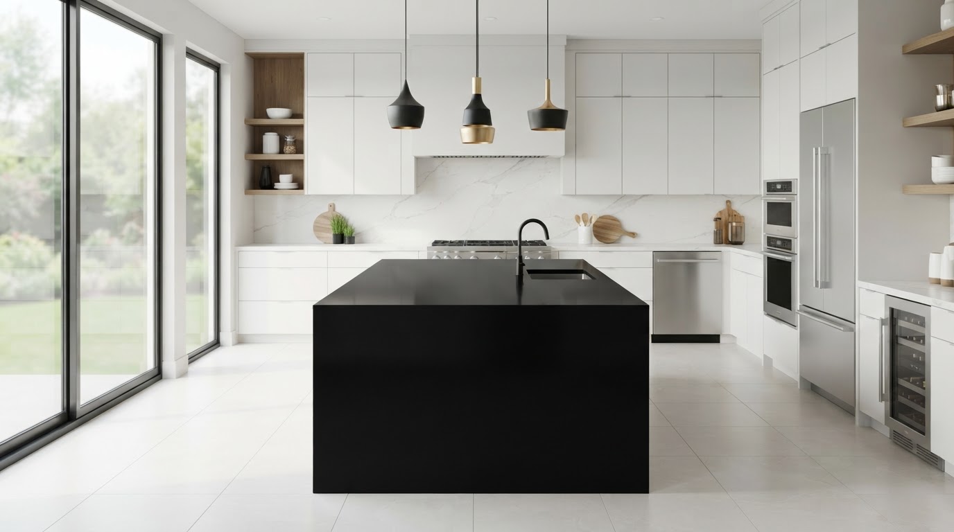 Bancada Quartzo Preto