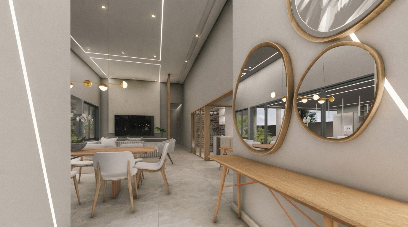 Detalhes de acabamento — obra Molina Construções