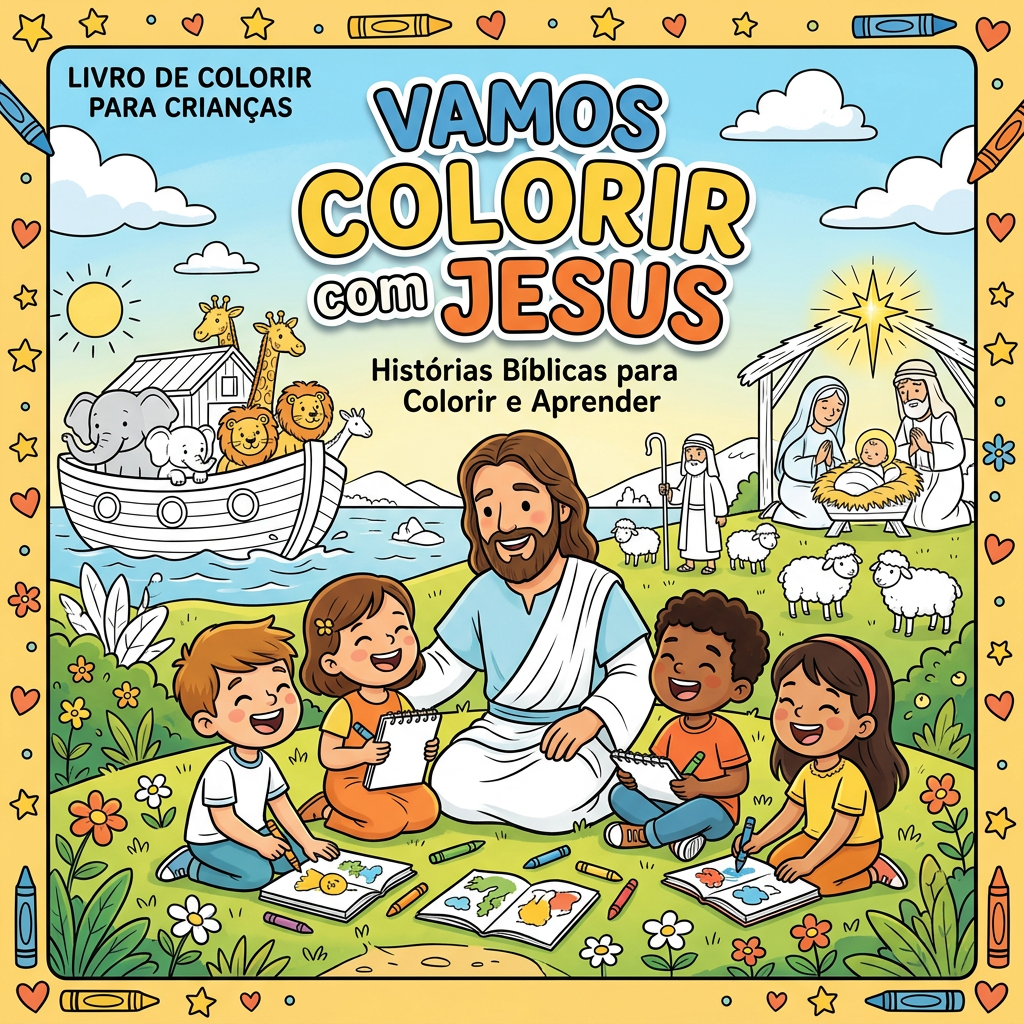 Vamos Colorir com Jesus