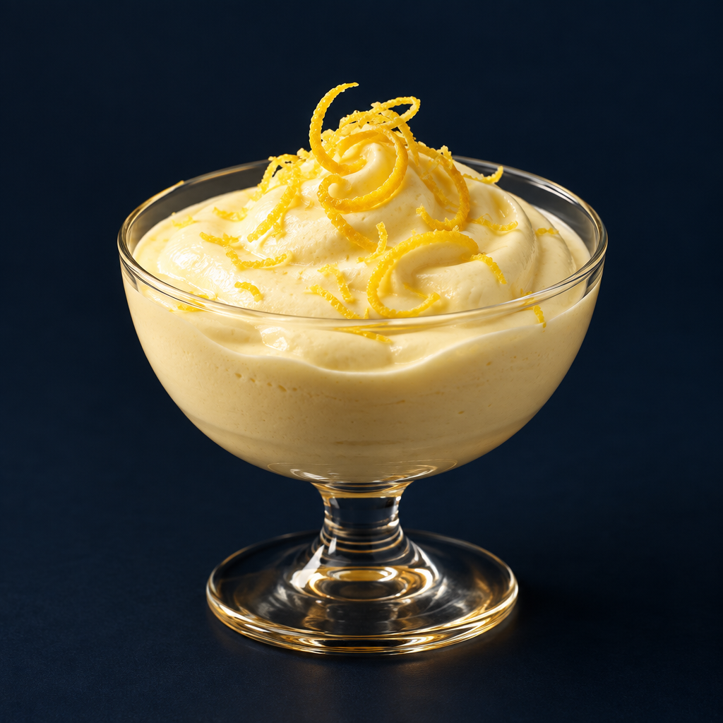 Mousse de Limão Siciliano Fit cremoso e refrescante