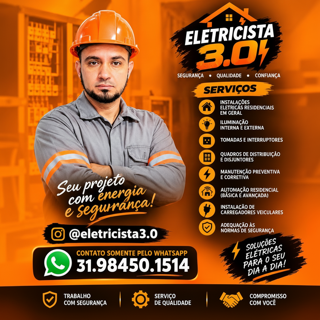 Profissional responsável pelo Eletricista 3.0