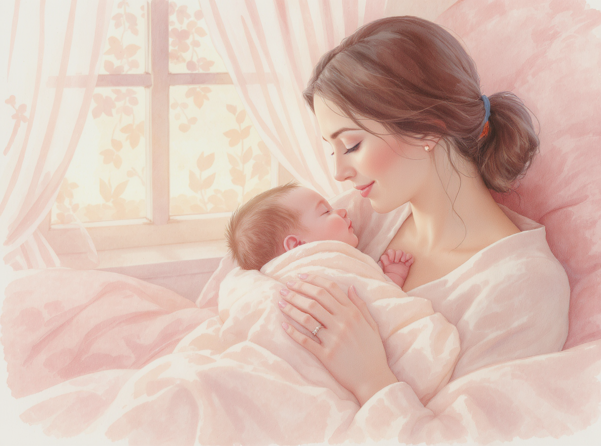 Mãe amamentando com carinho e técnica correta
