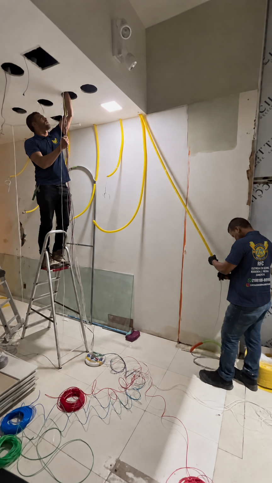 Reformas elétricas residenciais e comerciais