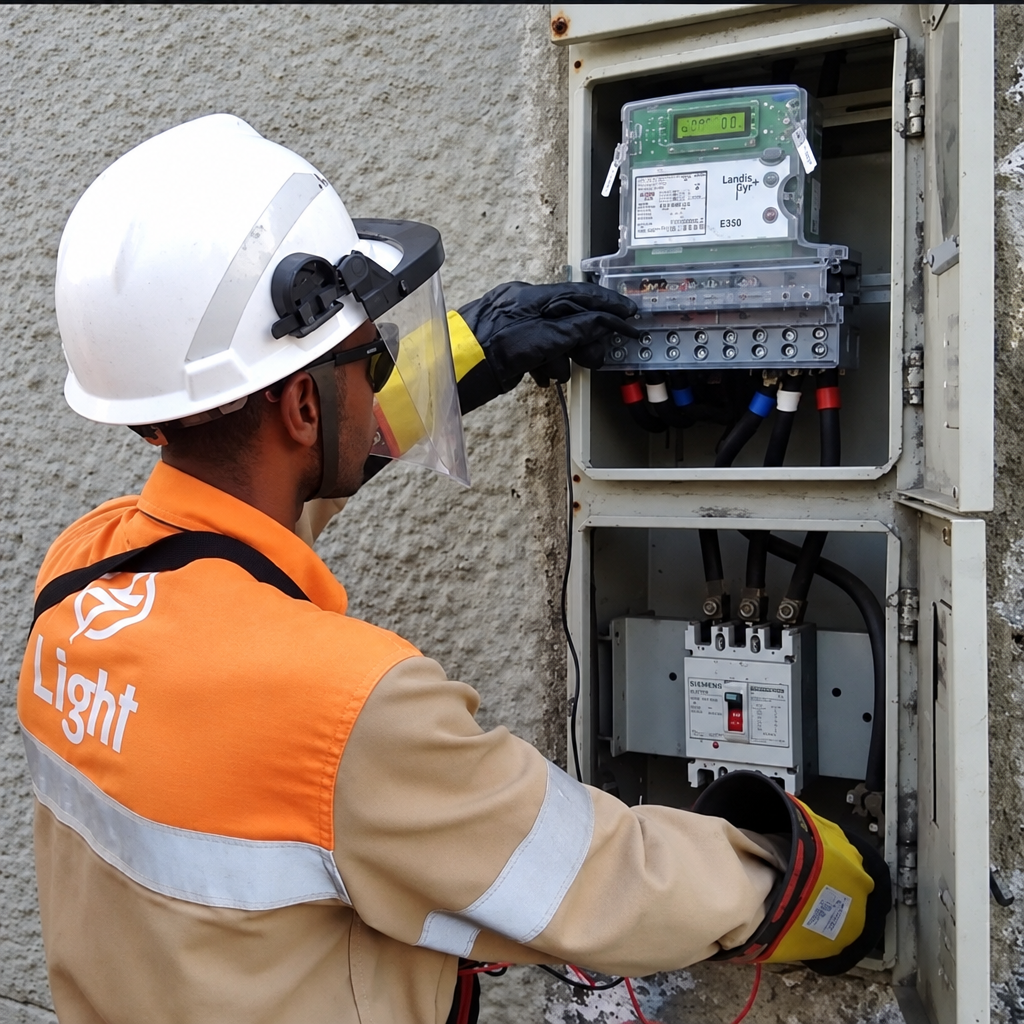 Padrão de entrada de energia homologado
