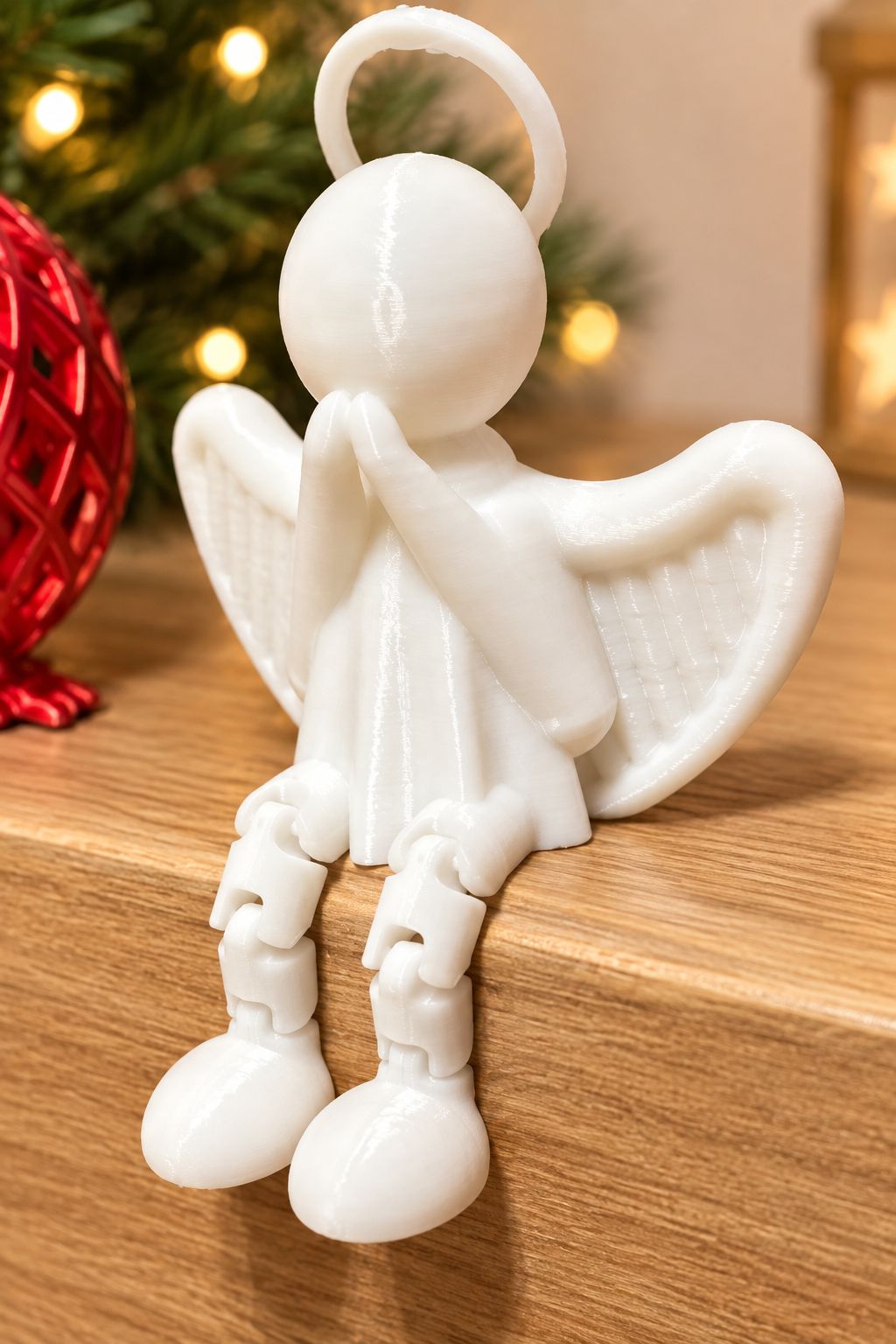 Anjo da Guarda articulado em impressão 3D