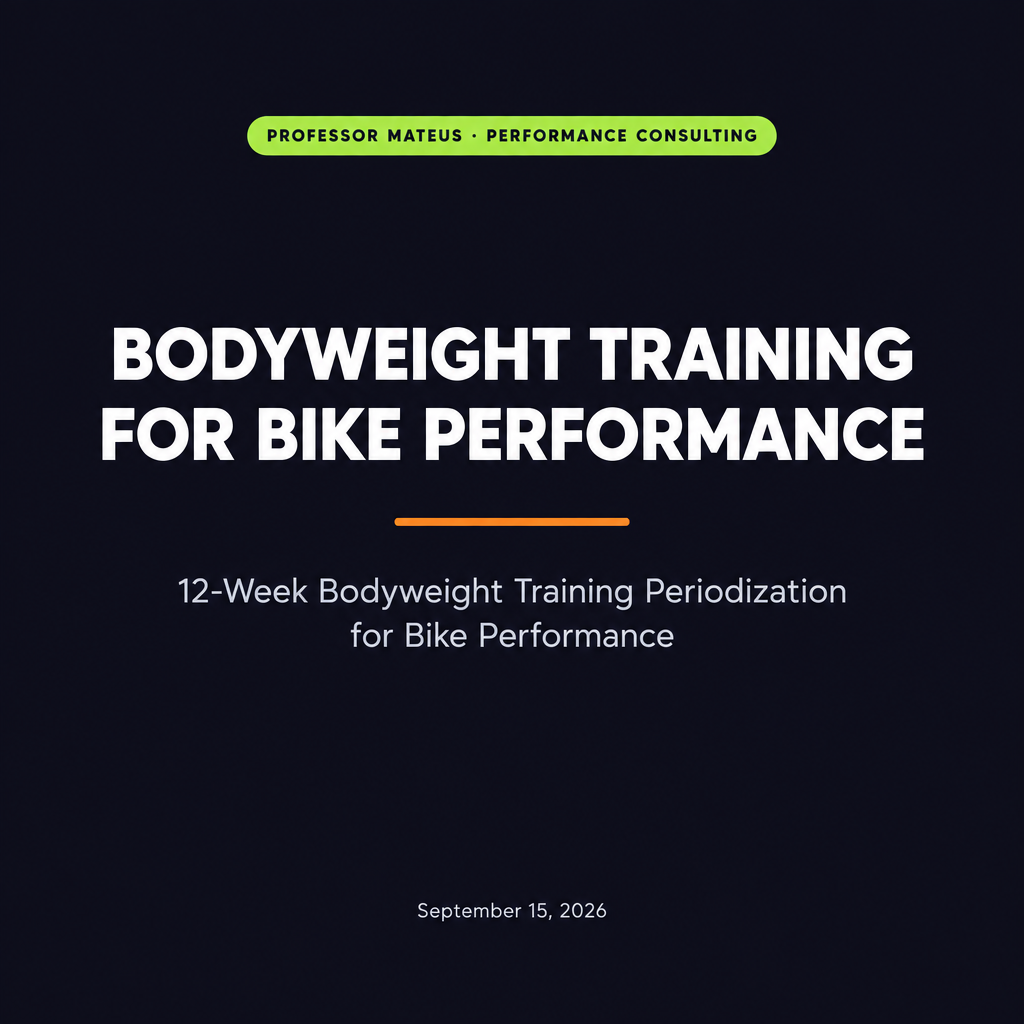 Bodyweight Training for Bike Performance Cover