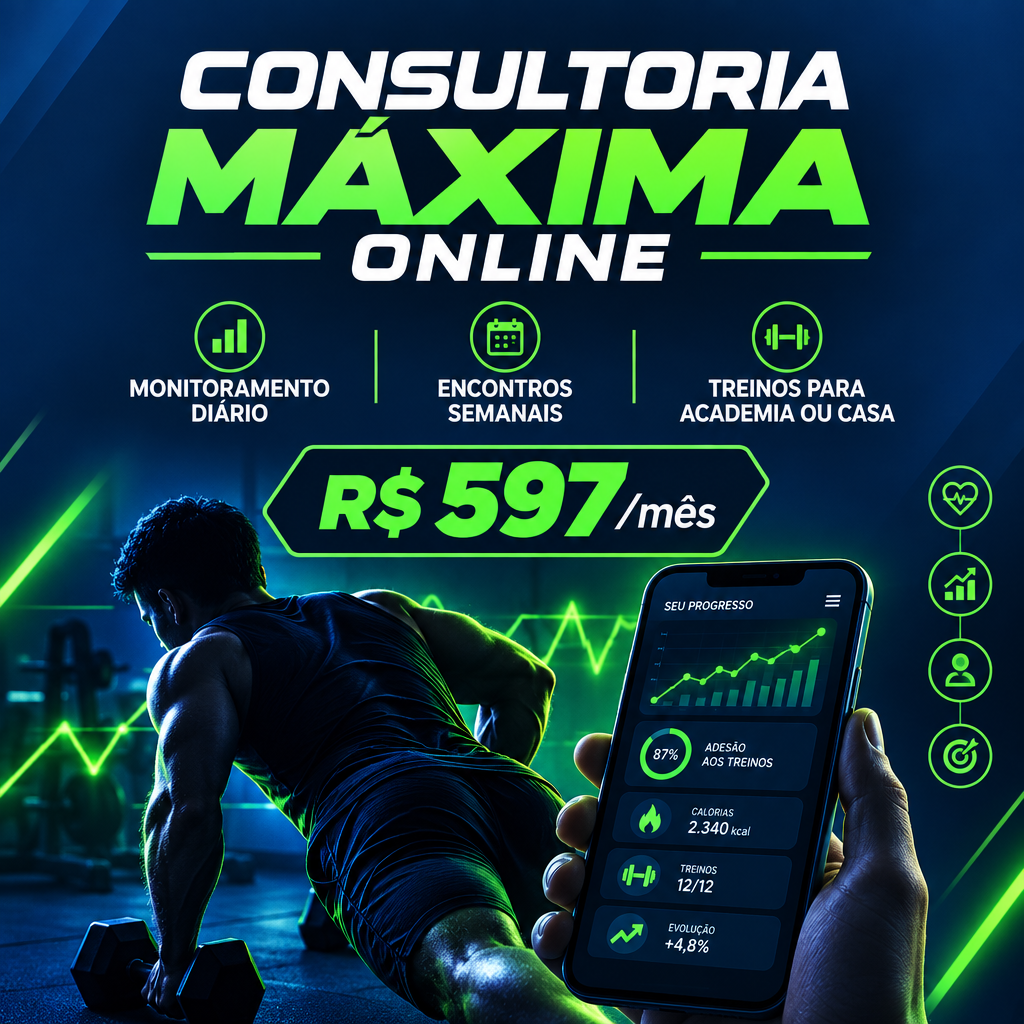 Arte promocional Consultoria Máxima Online