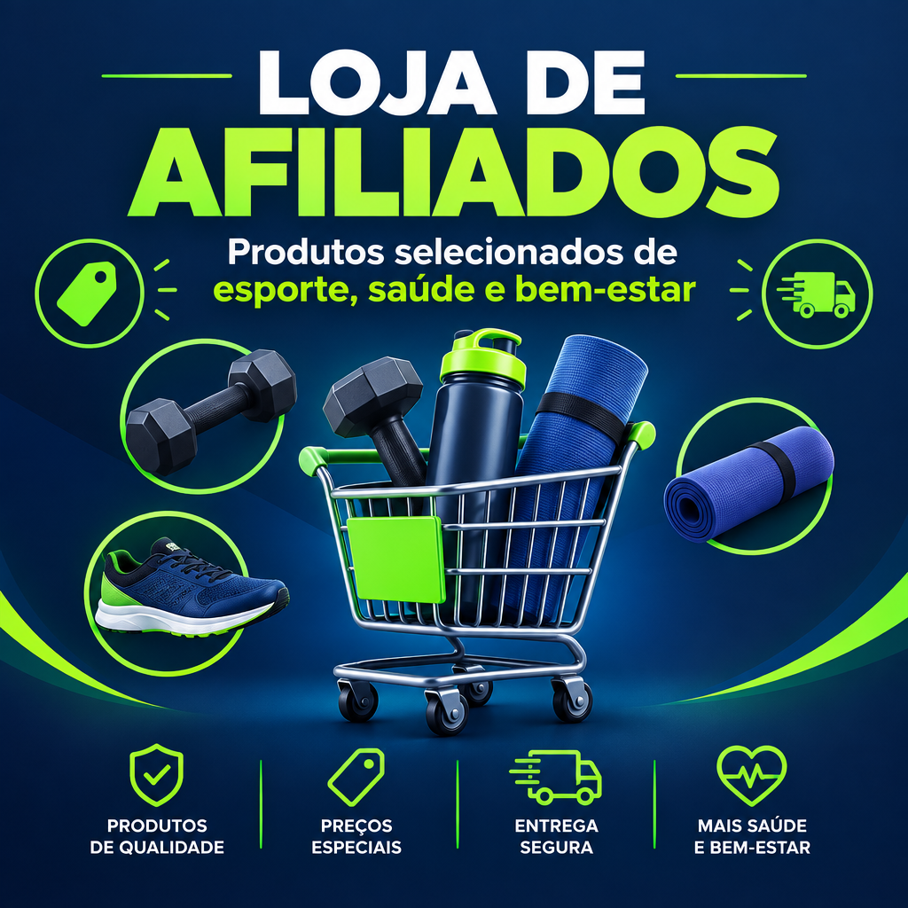 Arte promocional Loja de Afiliados